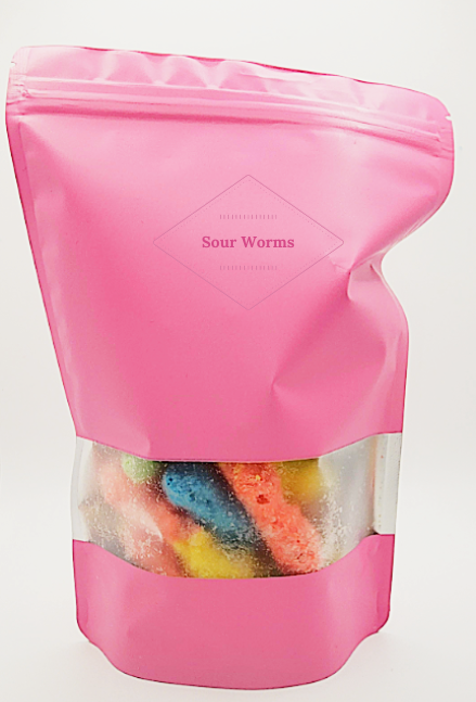 Freeze Dried Sour Worms